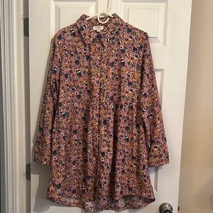 Umgee Pink Floral Dress